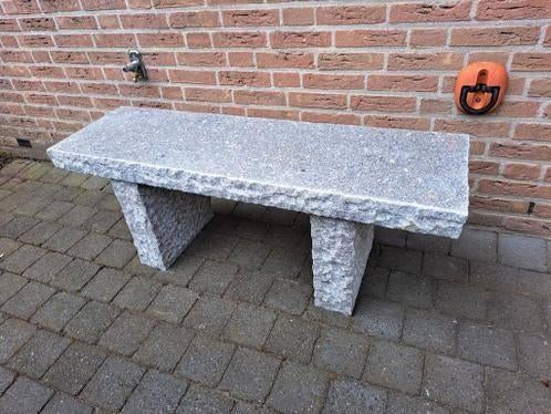 granieten tuinbankje, Tuin en Terras, Tuinbanken, Ophalen of Verzenden, Nieuw, Wicker