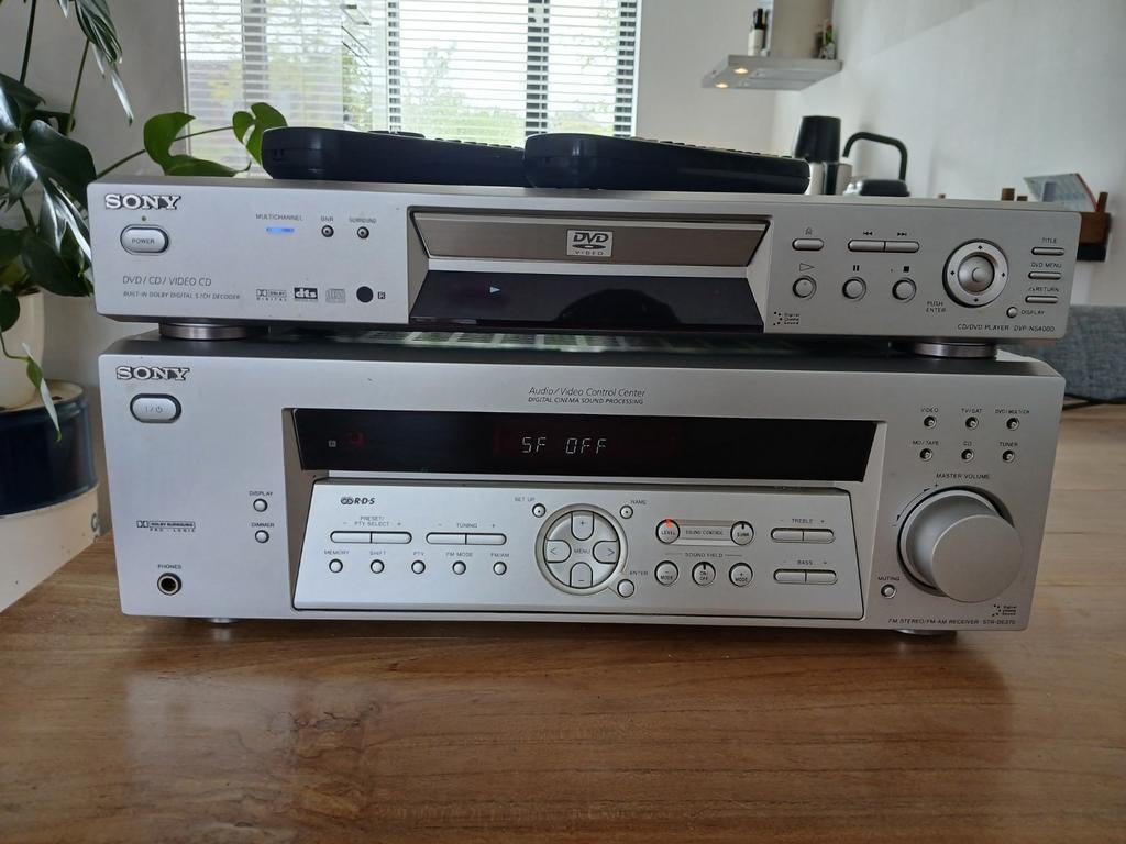 Sony DVD-speler en Audio/Video Control Center, Ophalen, Overige systemen, 70 watt of meer, Zo goed als nieuw