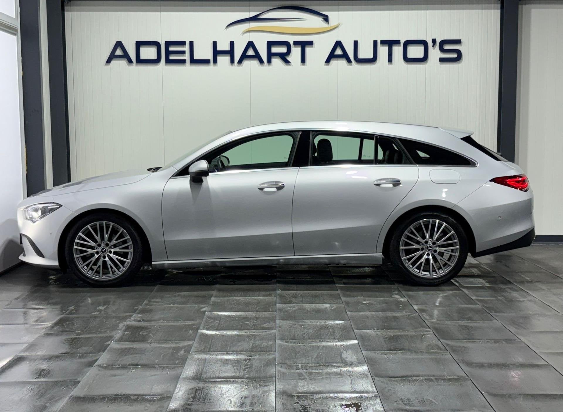 Mercedes-Benz CLA-klasse Shooting Brake 180 Luxury Line Auto, Auto's, 136 pk, Gebruikt, 4 cilinders, Zilver of Grijs