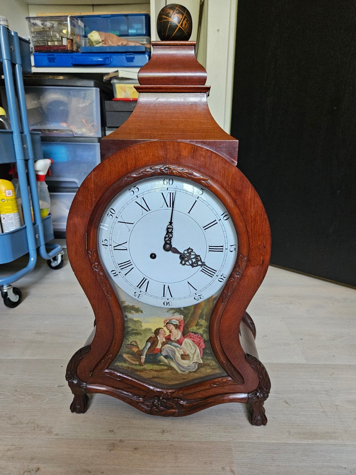 Mooie grote antieke boulle 70 cm hoog, Ophalen of Verzenden