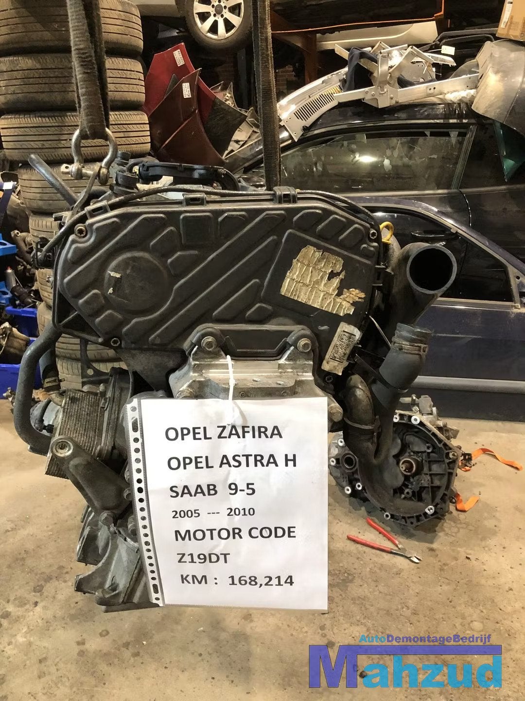 OPEL ZAFIRA B ASTRA H SAAB 9-5 1.9 CDTI MOTORBLOK Z19DT, Gebruikt, Opel Automobile GmbH, Ophalen of Verzenden, Kontakt@opel-infoservice.de