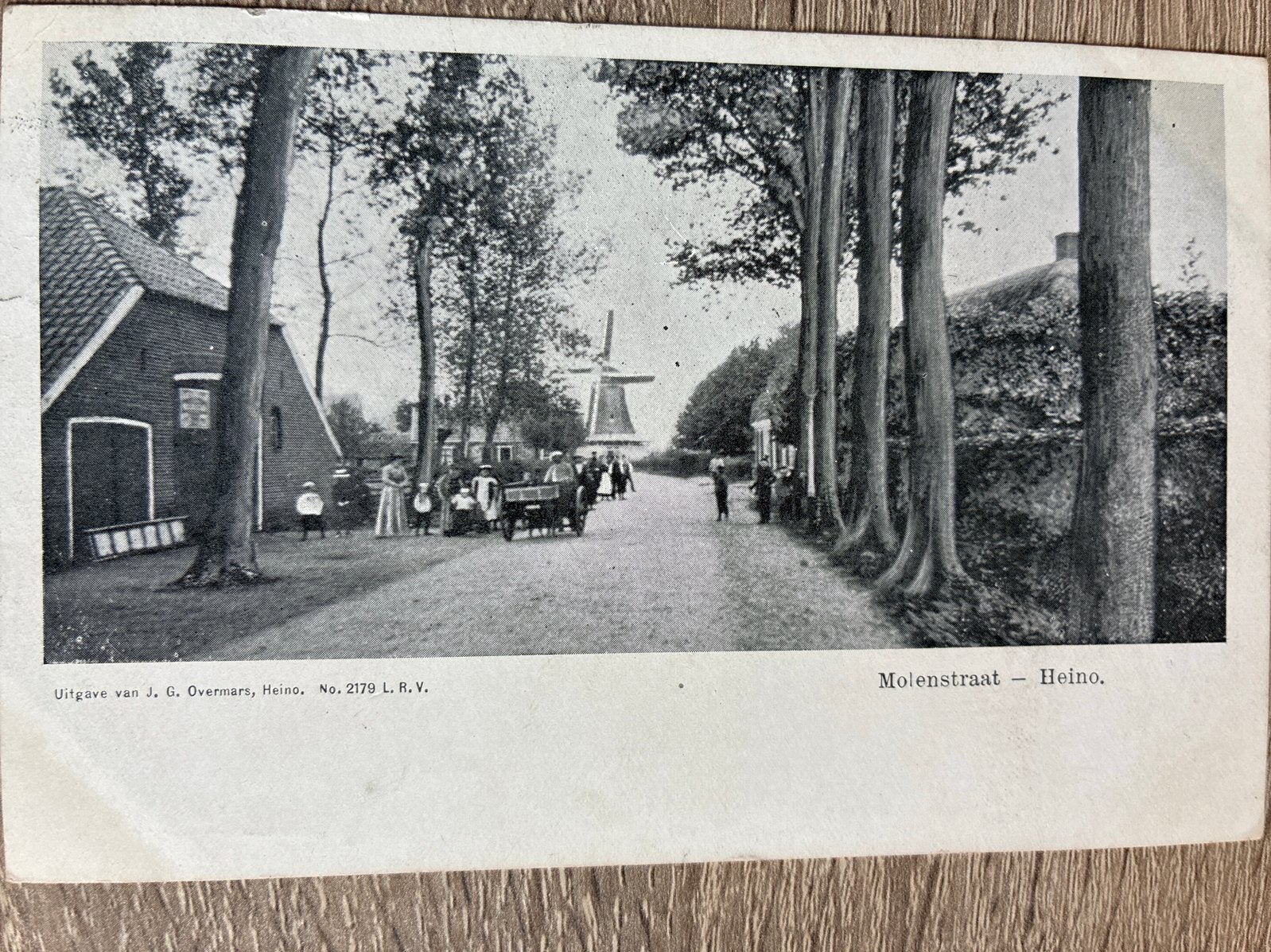 Oude ansichtkaart Molenstraat Heino 1907, Ophalen of Verzenden, Voor 1920, Gelopen, Overijssel