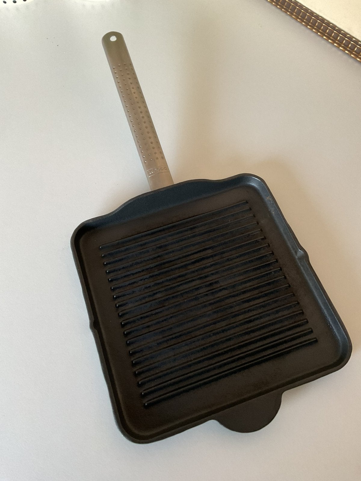 Grillpan Bodum (kort gebruikt), Overige typen, Ophalen of Verzenden, Zo goed als nieuw, Gietijzer