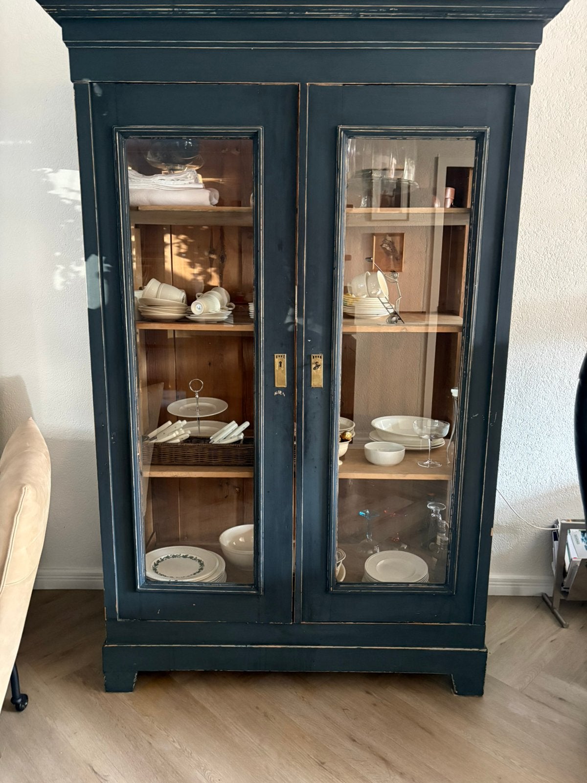 Antieke kast, Gebruikt, 100 tot 150 cm, Ophalen of Verzenden, 150 tot 200 cm