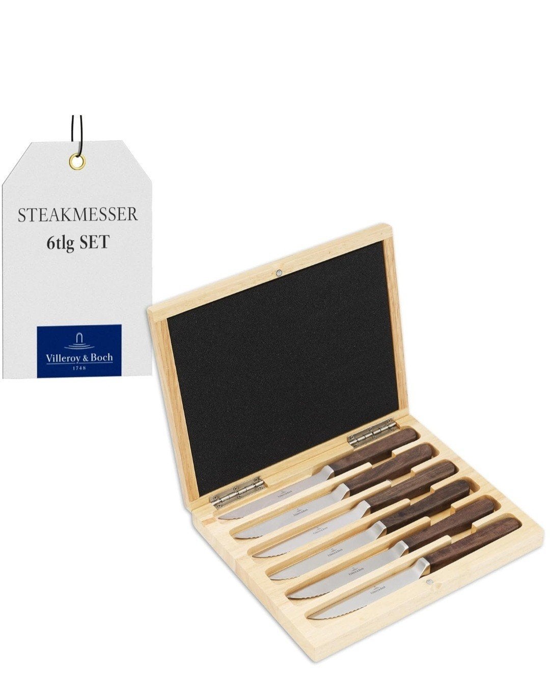 Villeroy & Boch Texas Steak knife set 6 pcs, Ophalen of Verzenden