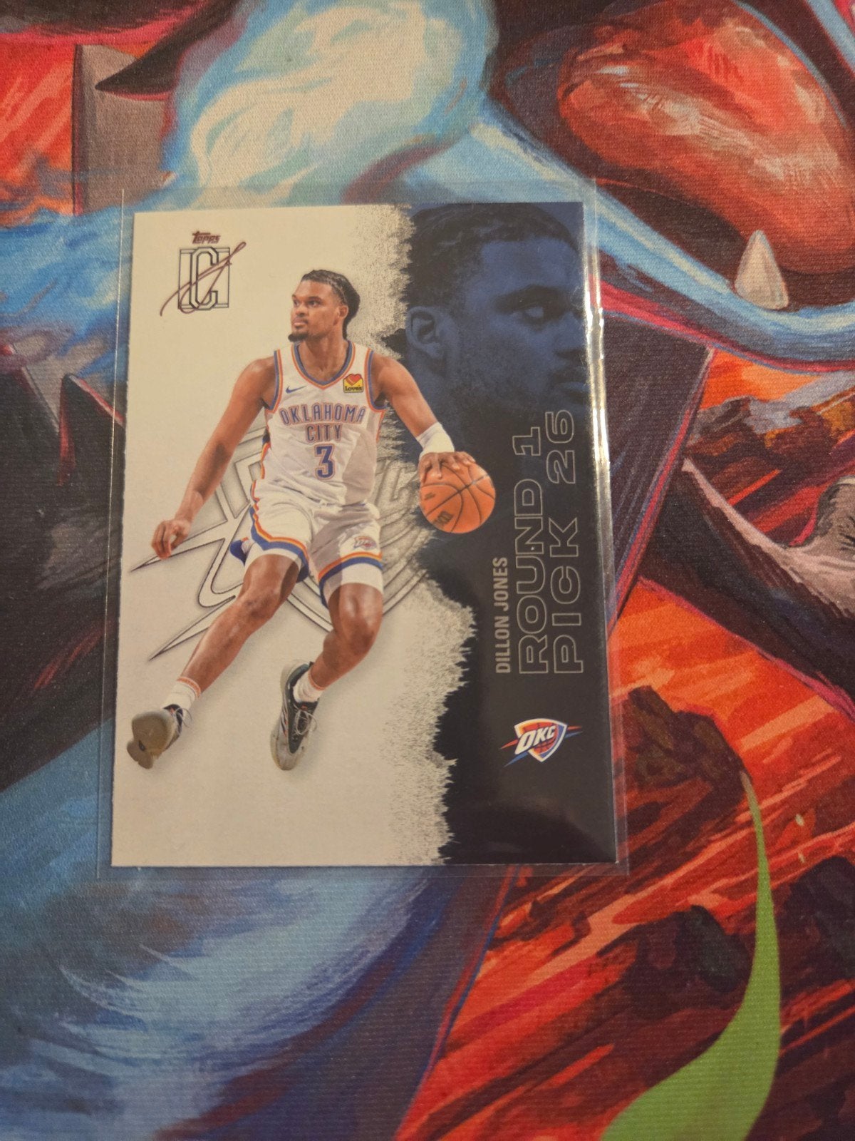 Topps Dillon Jones Oklahoma City Thunder Spelerskaart, Ophalen of Verzenden, Nieuw, Overige sporten, Spelerskaart