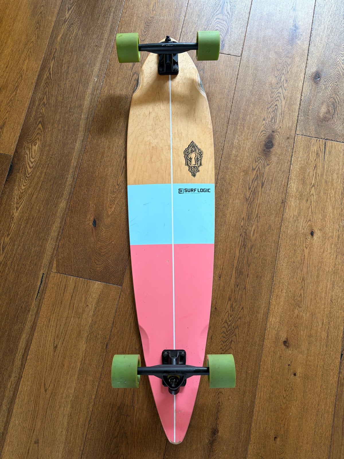 Surf Logic Longboard Skateboard - 106cm, Ophalen, Gebruikt, Skateboard, Longboard