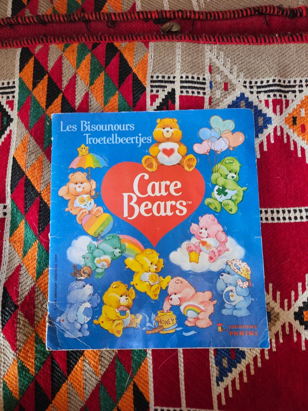 Care Bears / Troetelbeertjes stickerBoek - Vintage panini, 5 of 6 jaar, Fictie algemeen, Jongen of Meisje, Ophalen of Verzenden