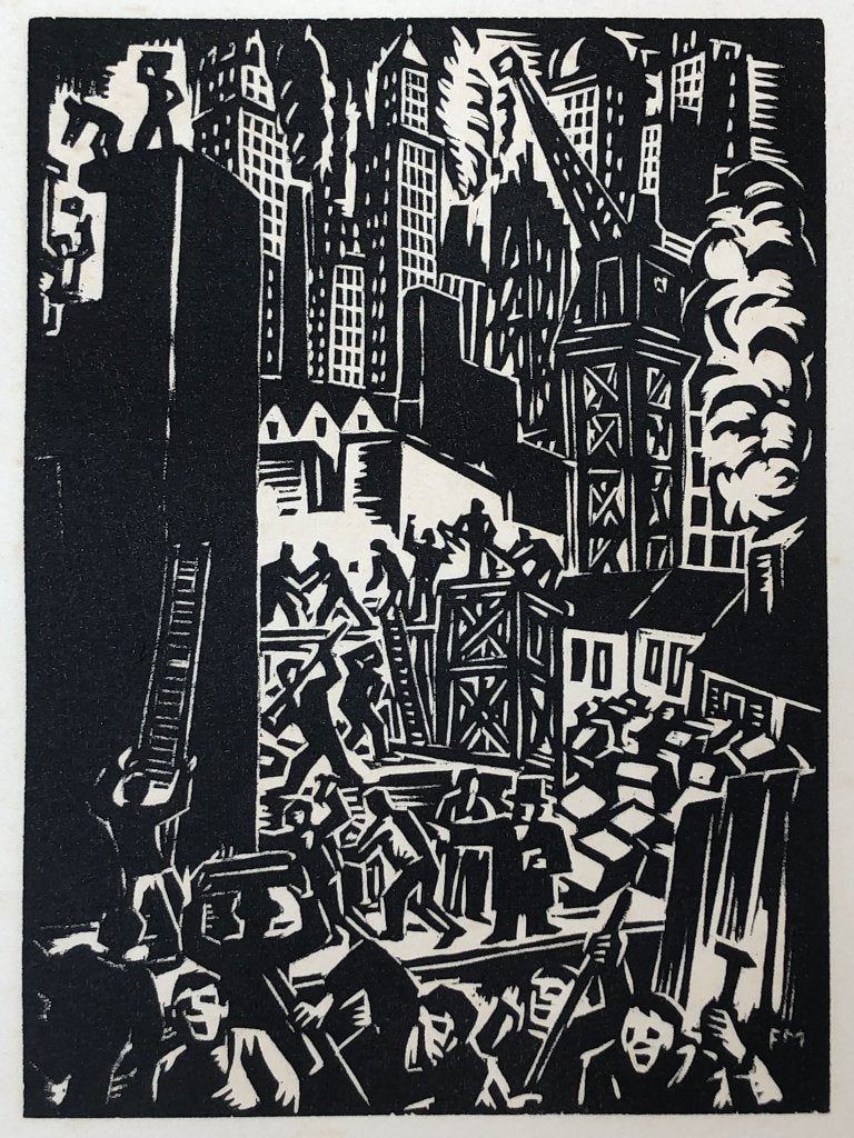 Mooie, betaalbare kunst v/h Grafiekkabinet Frans Masereel, Antiek en Kunst, Verzenden