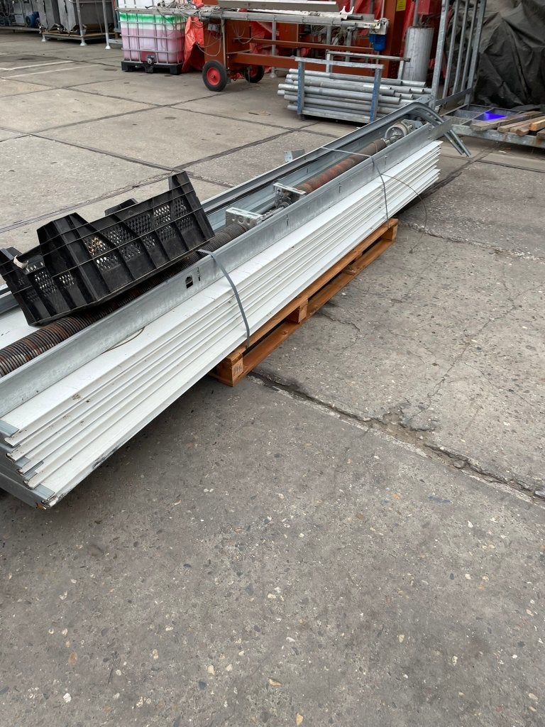 Overheaddeur B=3850 x H=4220 mm, Ophalen, Kunststof, Gebruikt, Garagedeur