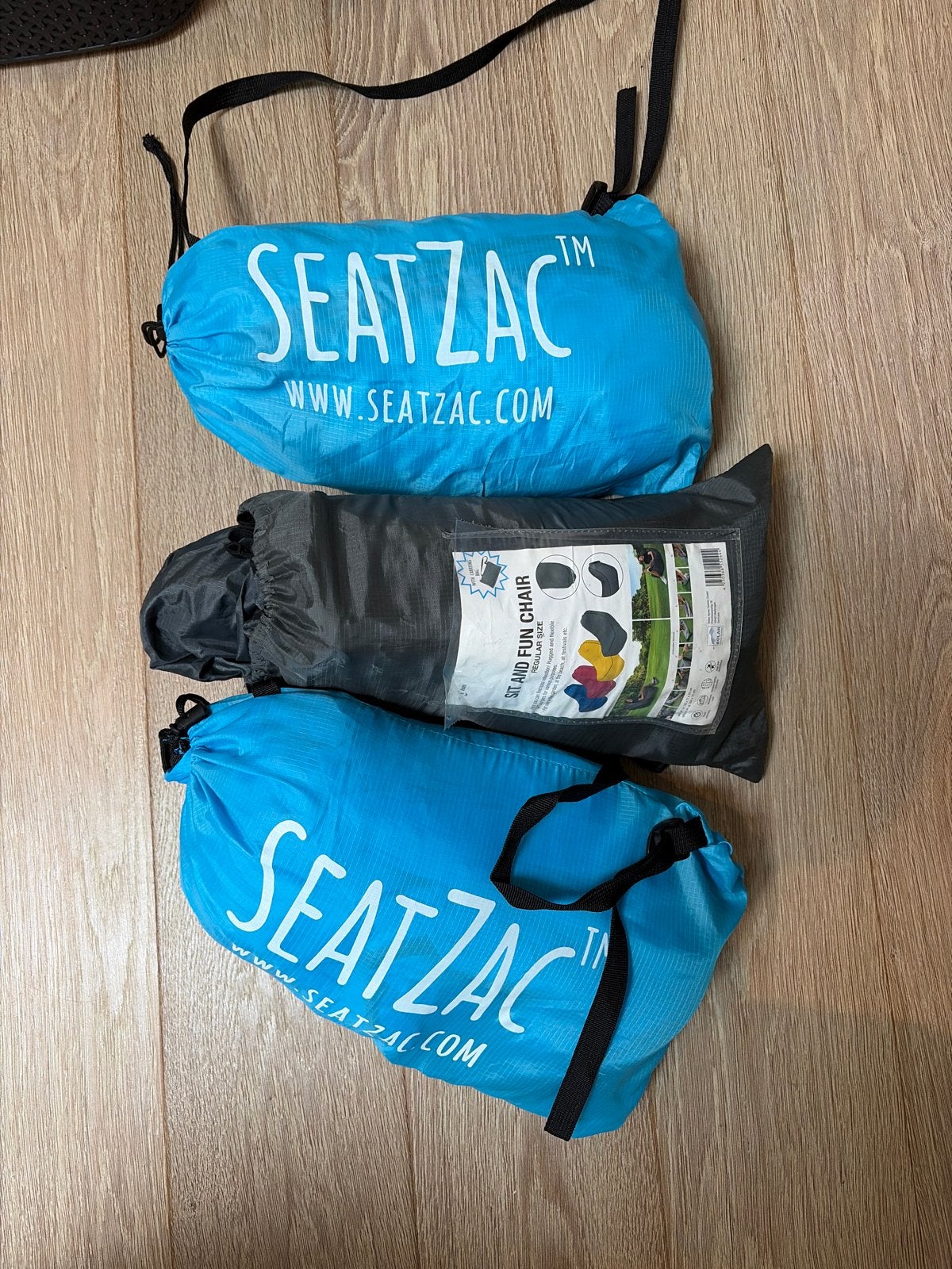 3 luchtzitzakken - Gratis op te halen in Lelystad, Ophalen, Zo goed als nieuw, Blauw, Zitzak