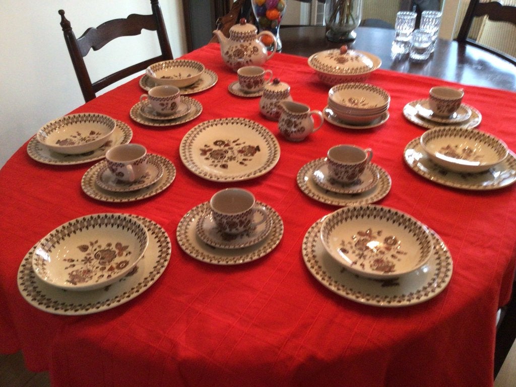 Vintage Servies - Compleet Diner- en Koffieservies, Ophalen, Overige merken, Keramiek, Vintage