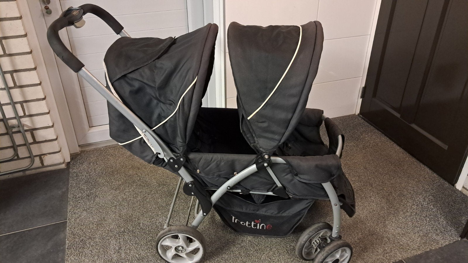 Duo kinderwagen, Kinderen en Baby's, Ophalen, Gebruikt, Kinderwagen of Buggy