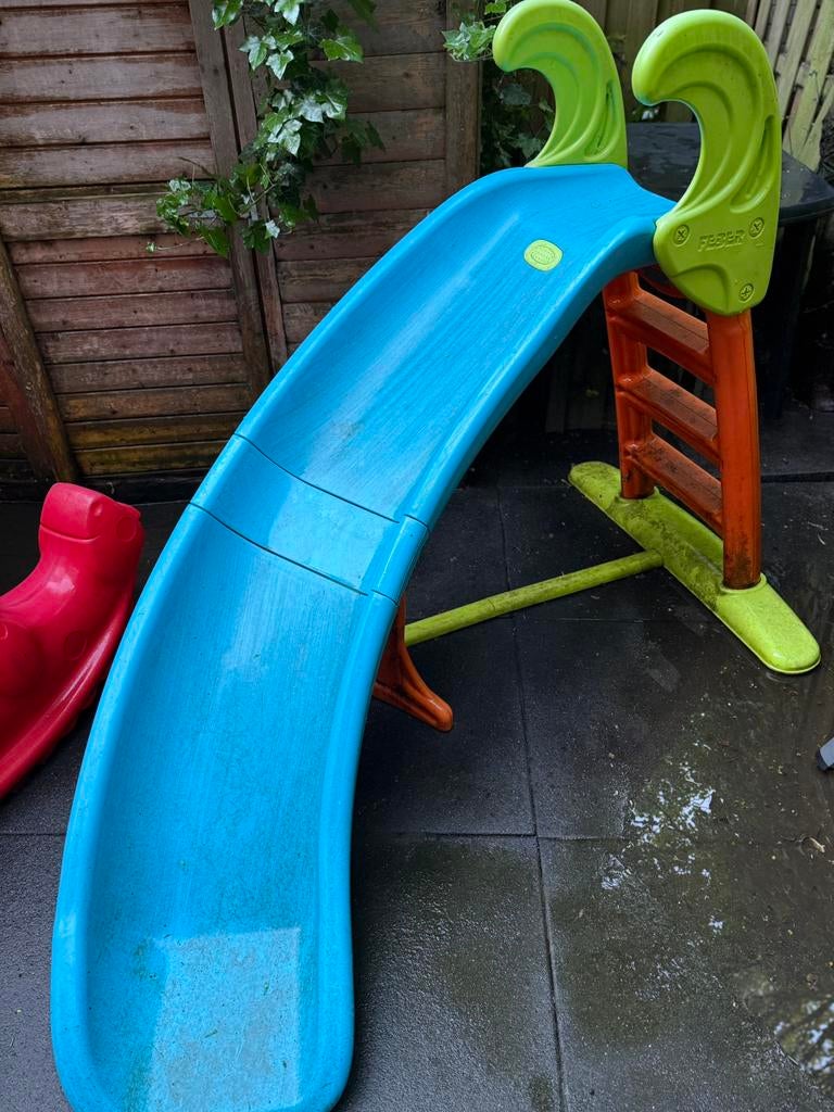(Water)Glijbaan Feber, Kinderen en Baby's, Speelgoed | Buiten | Speeltoestellen, Ophalen, Gebruikt, Glijbaan