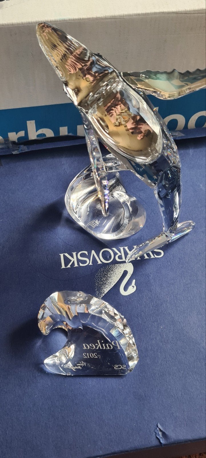 Swarovski Paikea Bultrug Walvis Jaarstuk 2012, Ophalen of Verzenden