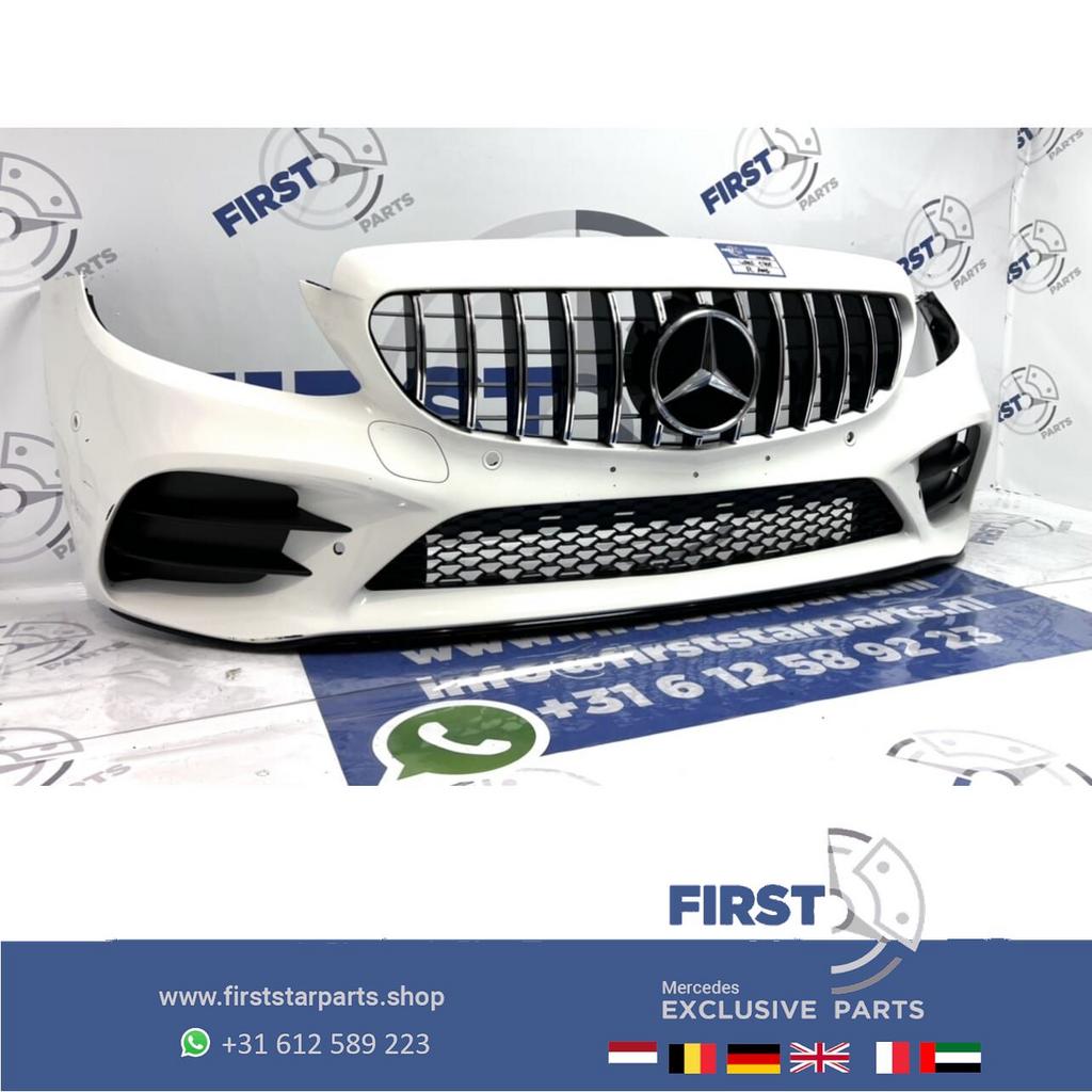 W205 FACELIFT AMG VOORBUMPER + GT GRIL 2021 Mercedes C Klass, Auto-onderdelen, Carrosserie en Plaatwerk, Gebruikt, -, Voor, Ophalen of Verzenden
