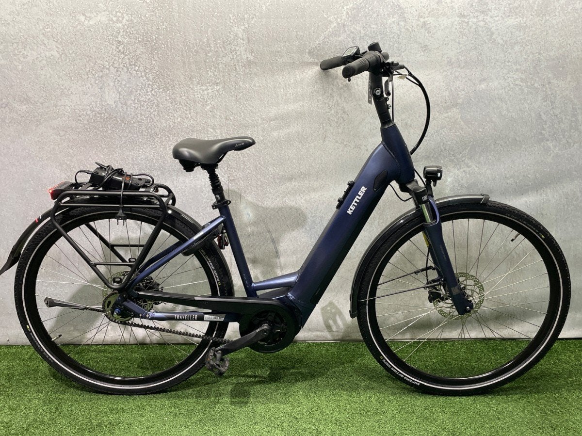 Kettler Traveller E-Gold Belt 500Wh Dames Donker Staalblauw, Gebruikt, -, -, Minder dan 47 cm