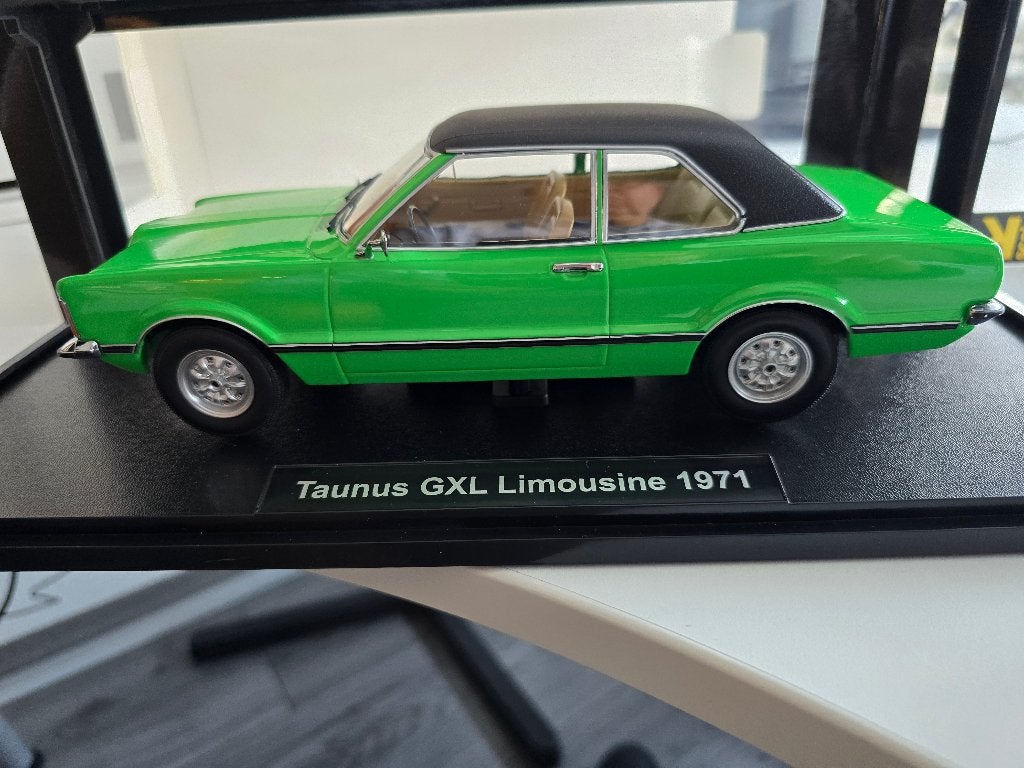 Ford Taunus GXL limousine 1971 1/18, Ophalen of Verzenden, Nieuw, Auto, Overige merken