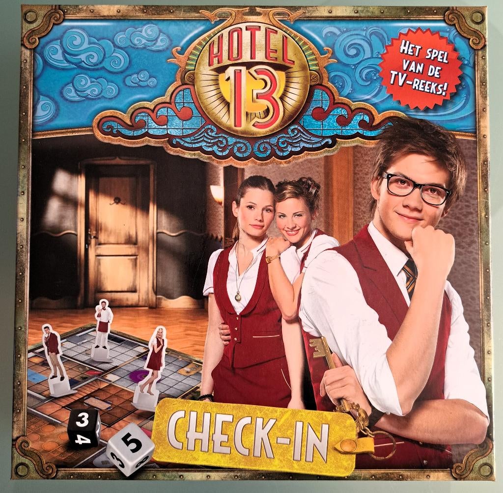 Spel: Hotel 13 Check in - Bordspel Studio 100 / Nickelodeon., Hobby en Vrije tijd, Gezelschapsspellen | Bordspellen, Ophalen, Zo goed als nieuw