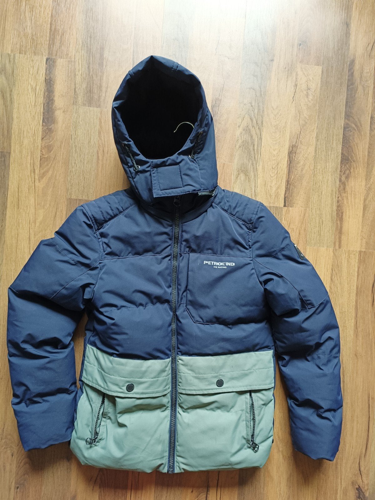 Petrol Industries winterjas maat 164, Petrol Industries, Blauw, Overige maten, Ophalen of Verzenden