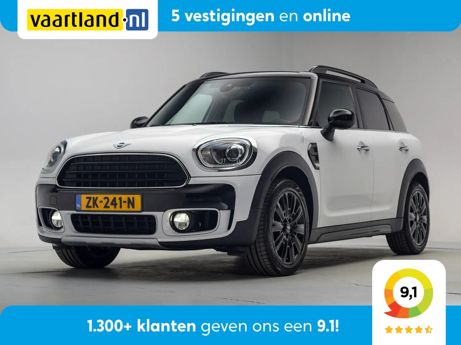 MINI Countryman 1.5 Cooper Dutch Made Edition. [ Apple CarPl, Auto's, 1360 kg, 136 pk, Gebruikt, Automatische klimaatregeling