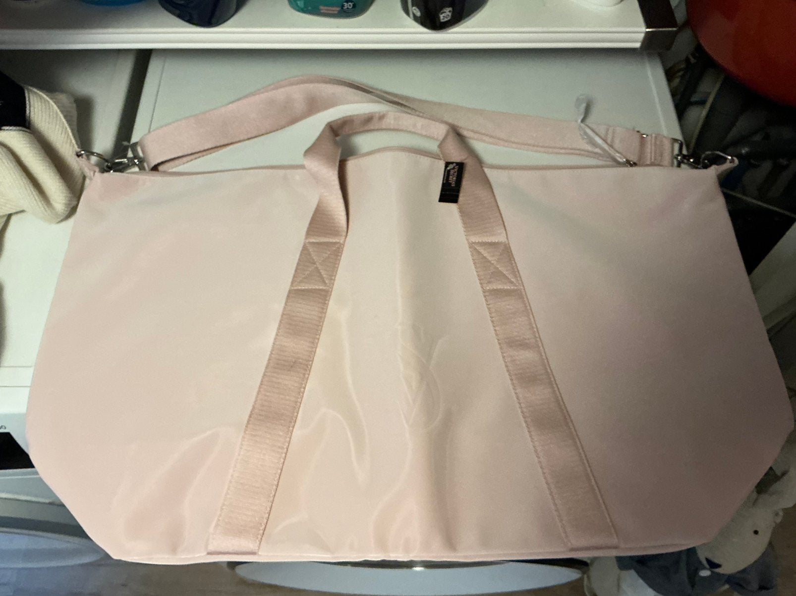 Victoria Secret X large blush tote tas, nieuw, Ophalen, Nieuw, Zwart