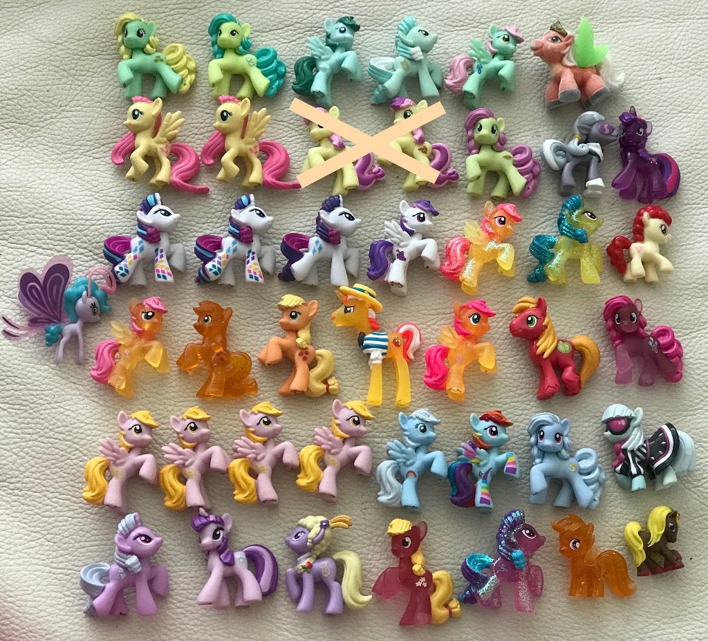 My little pony blind bag mini's collectie 41 figuurtjes, Ophalen of Verzenden, Nieuw