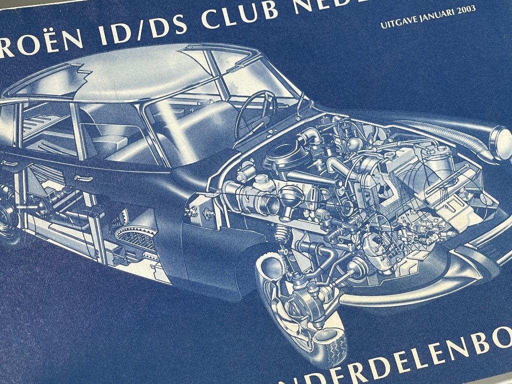 3 oude brochures van de Citroën ID/DS Club Nederland, Ophalen of Verzenden, Zo goed als nieuw, Citroën