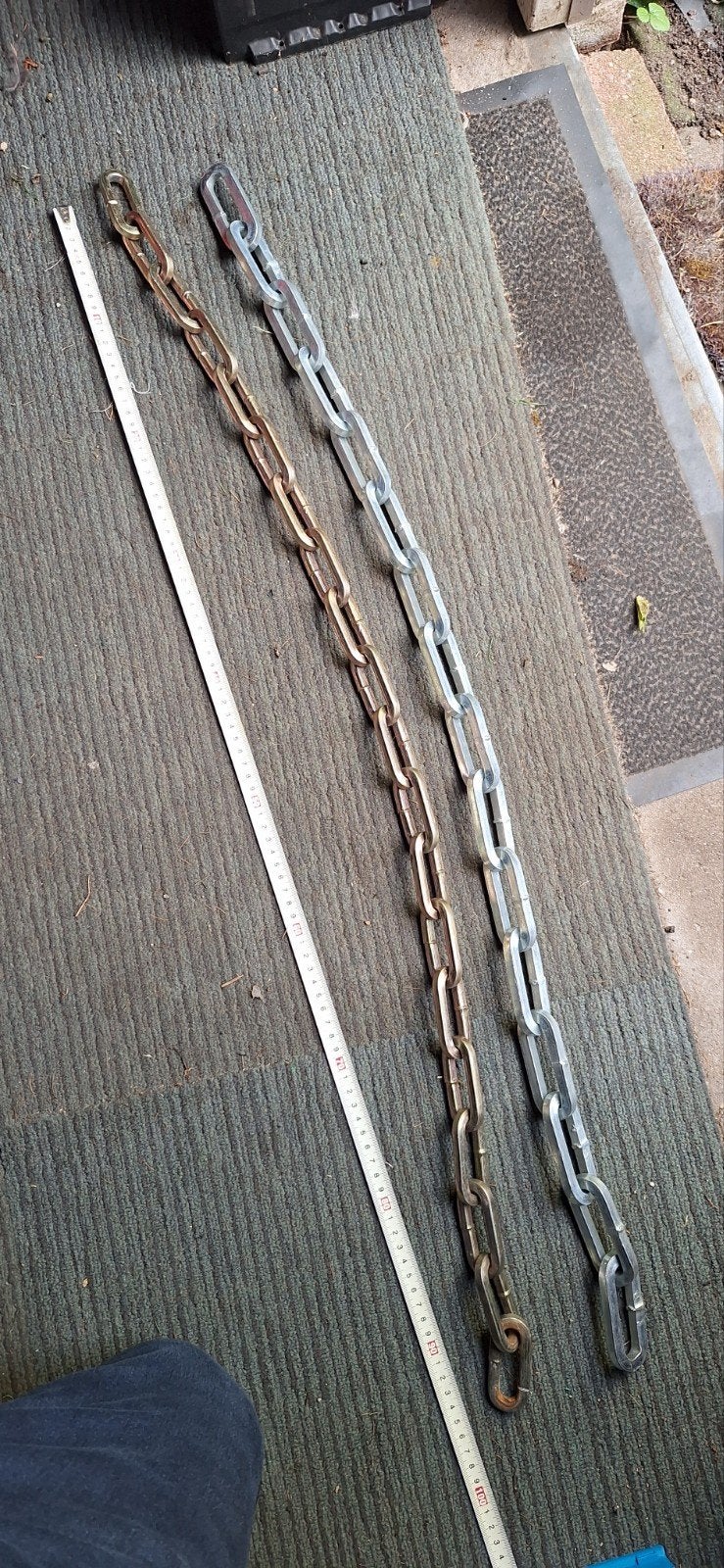 2x 1 meter ketting motor scooter, Ophalen, Gebruikt