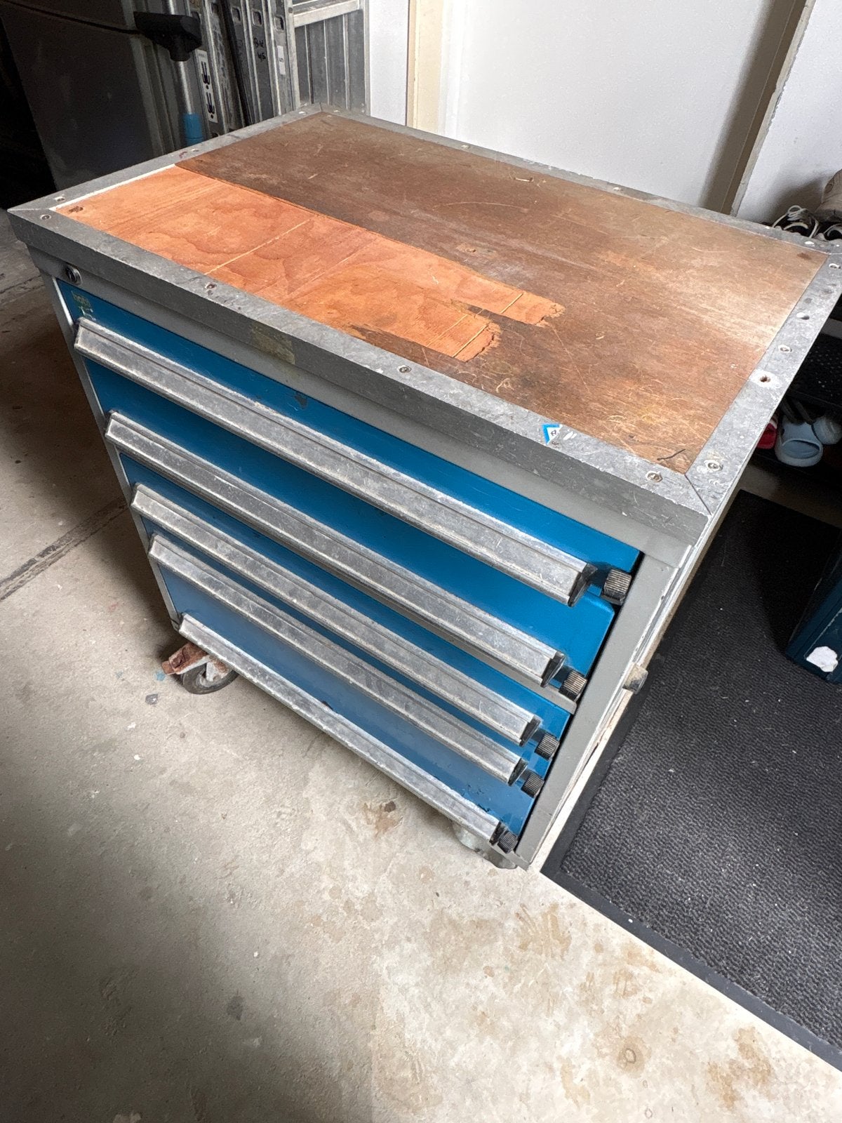Gereedschapskast Bott Cubio op wielen met 5 laden, Ophalen, Gebruikt, Minder dan 70 cm
