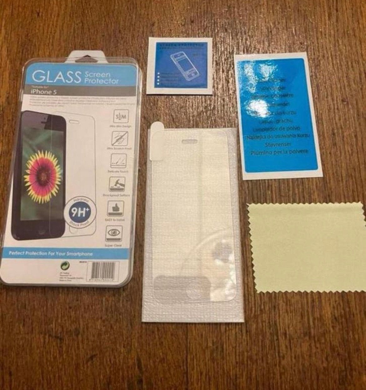iPhone 5 glazen screenprotector schermbescherming, Telecommunicatie, Mobiele telefoons | Hoesjes en Frontjes | Apple iPhone, IPhone 5