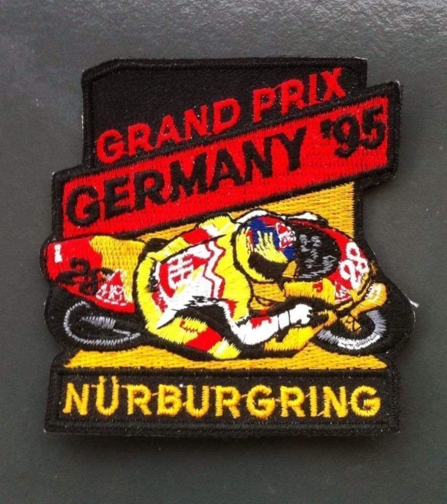 GP. Deutschland 1995 Nurburgring patch badge opnaai embleem, Ophalen of Verzenden, Nieuw, Motoren