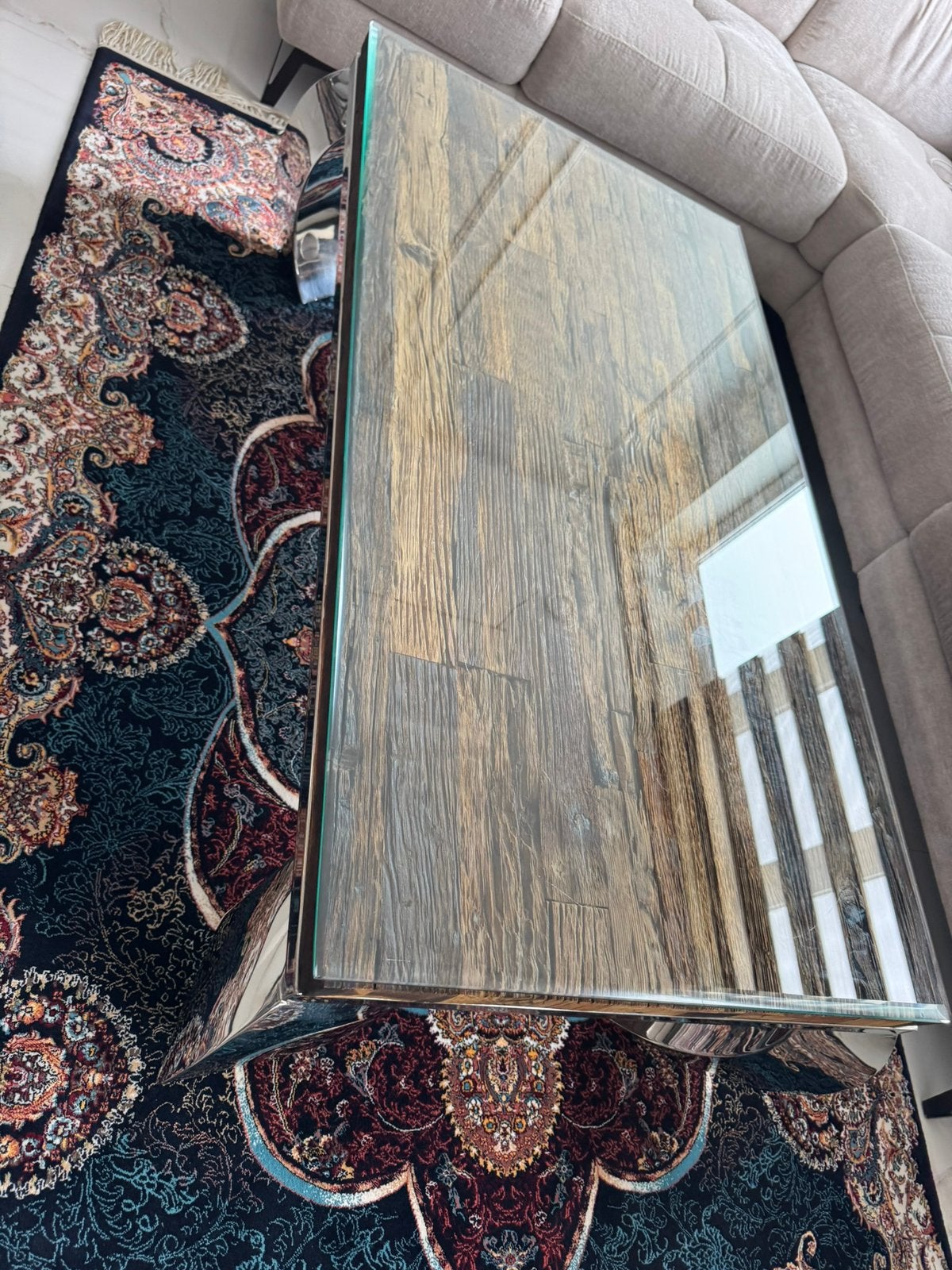 Salontafel   Mooie luxe salontafel/ Richmond stijl, Huis en Inrichting, Tafels | Salontafels, 100 tot 150 cm, Zo goed als nieuw