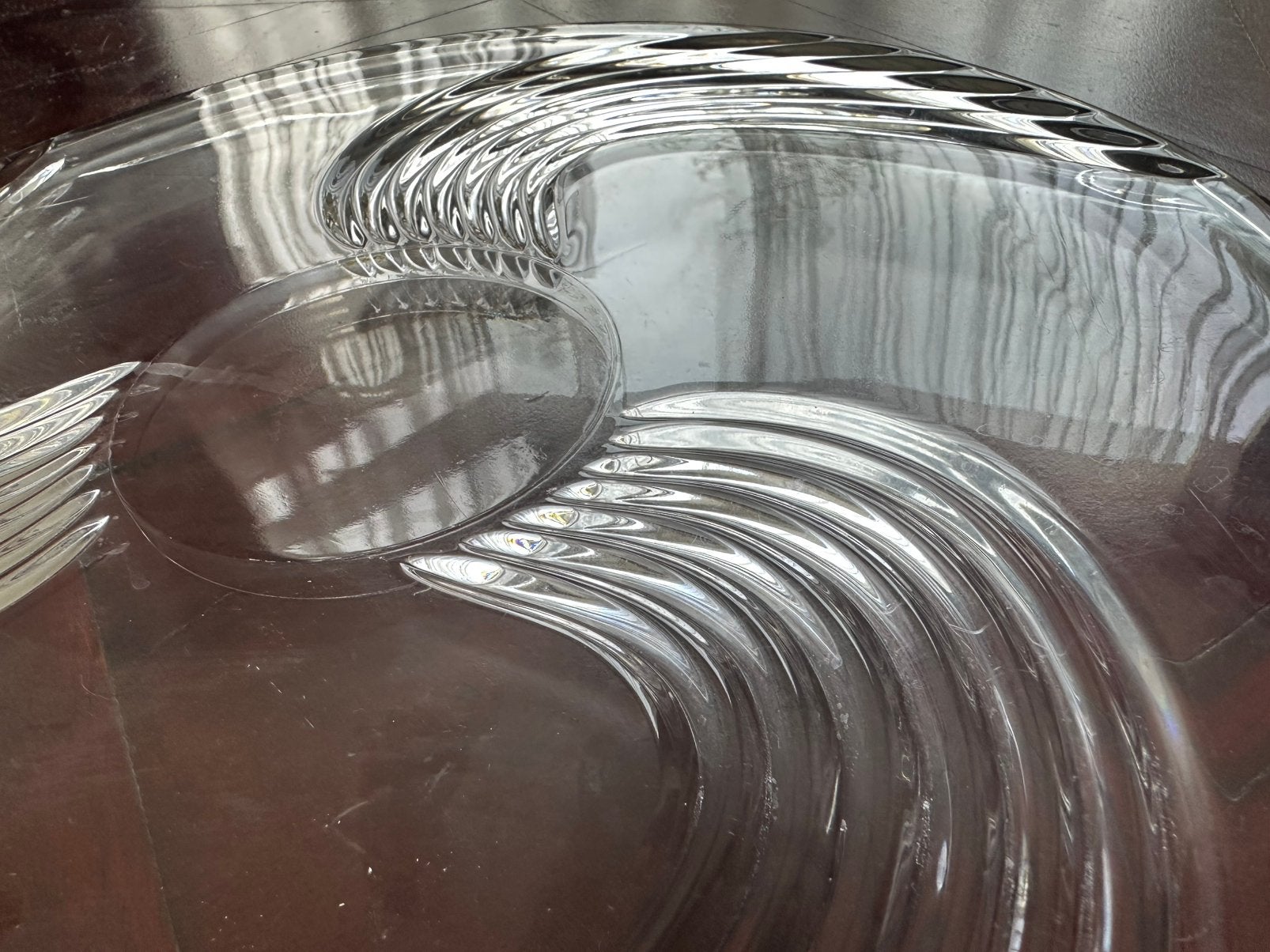 Glazen Taartschaal - mooi design, Schaal, Rond, Ophalen of Verzenden, Glas