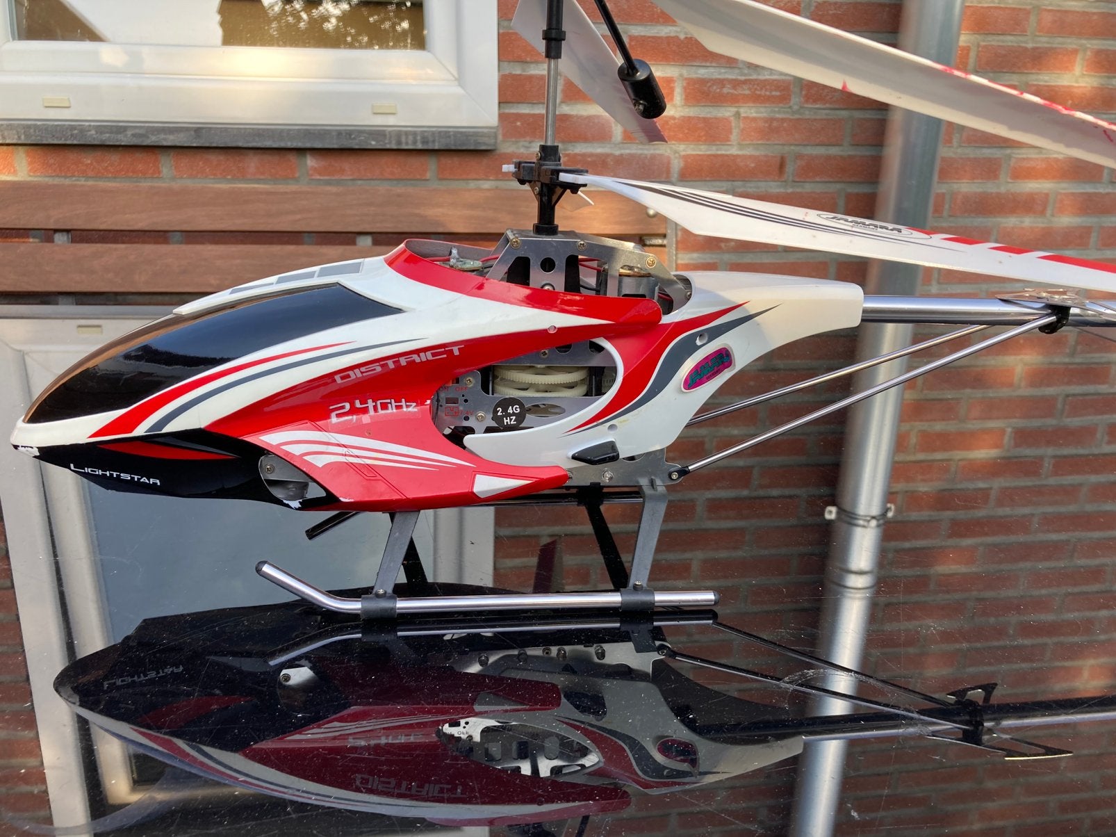 Helikopter, heli  2.4 Ghz, voor opmaak of onderdele, Ophalen, Gebruikt, Elektro, Helikopter