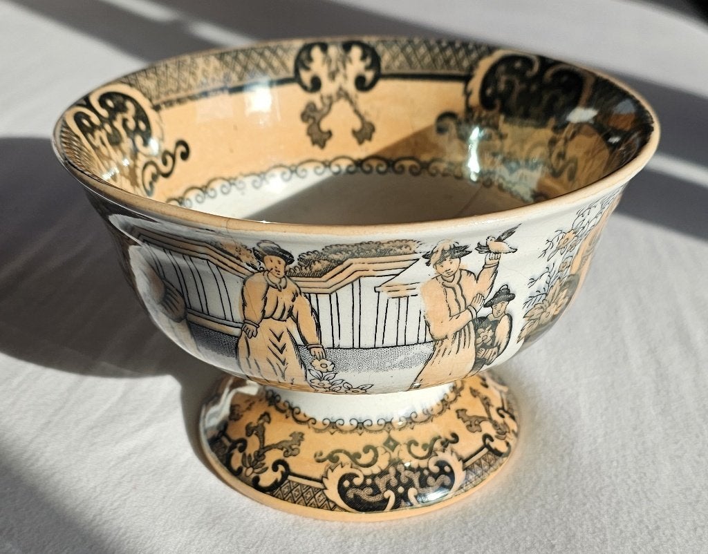 Authentieke Kaskom met "Sana" chinoiserie beschildering, Ophalen of Verzenden