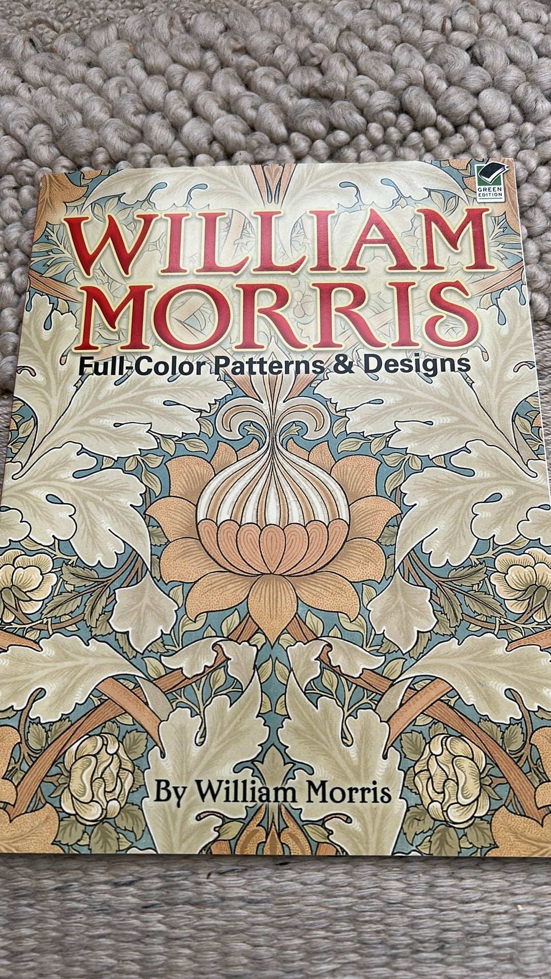 Full-Color Patterns & Designs by William Morris, Ophalen of Verzenden, Zo goed als nieuw, Overige onderwerpen