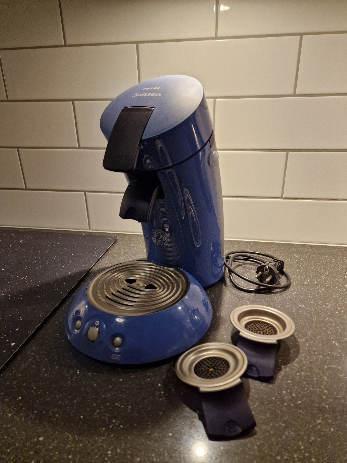 Philips Senseo 7810 Koffiepadapparaat - Blauw, Witgoed en Apparatuur, Ophalen, Gebruikt, Koffiemachine, 2 tot 4 kopjes