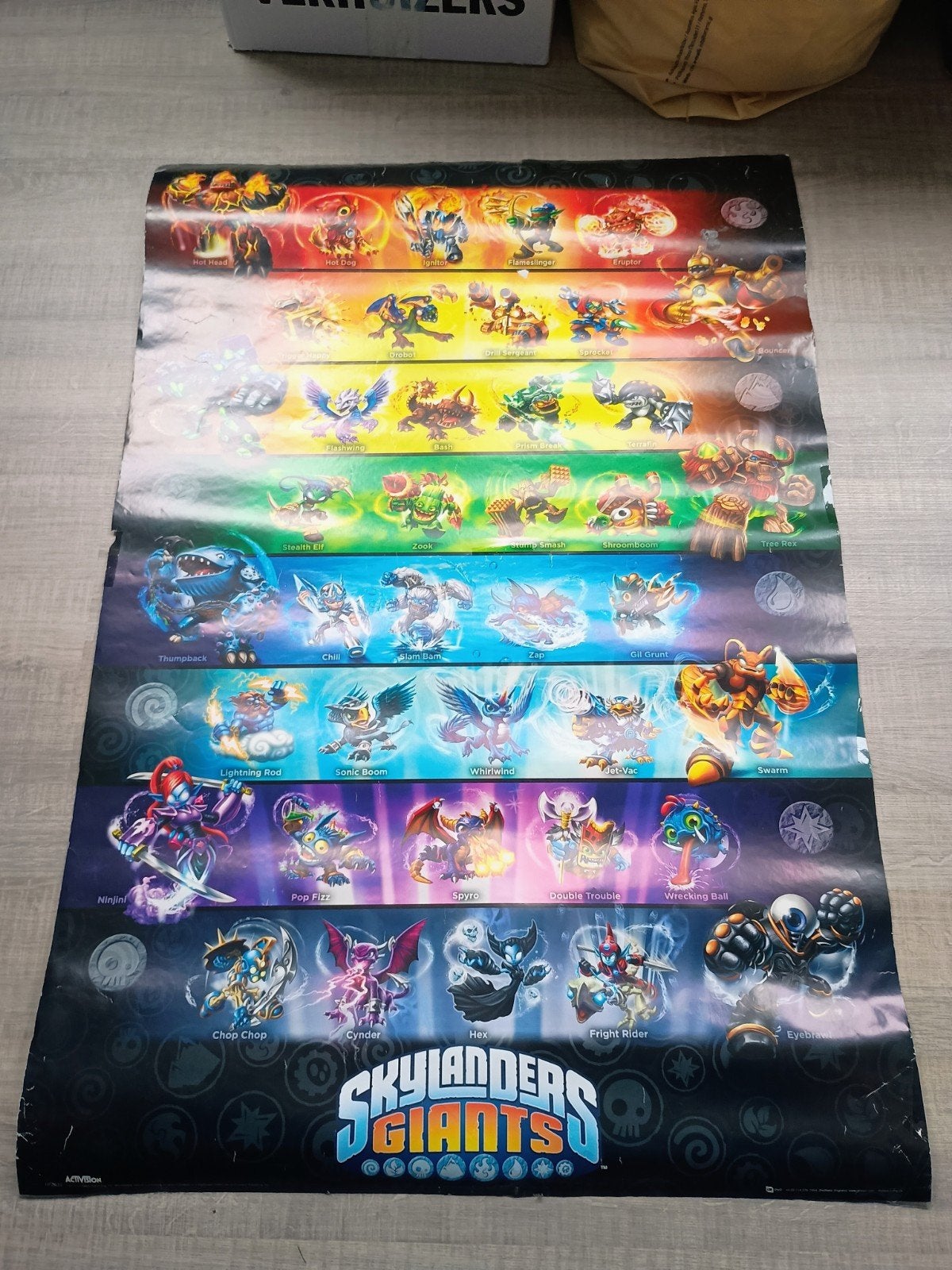 Skylanders Giants Poster, Verzamelen, Posters, Ophalen, Deurposter of groter, Overige onderwerpen, Rechthoekig Staand