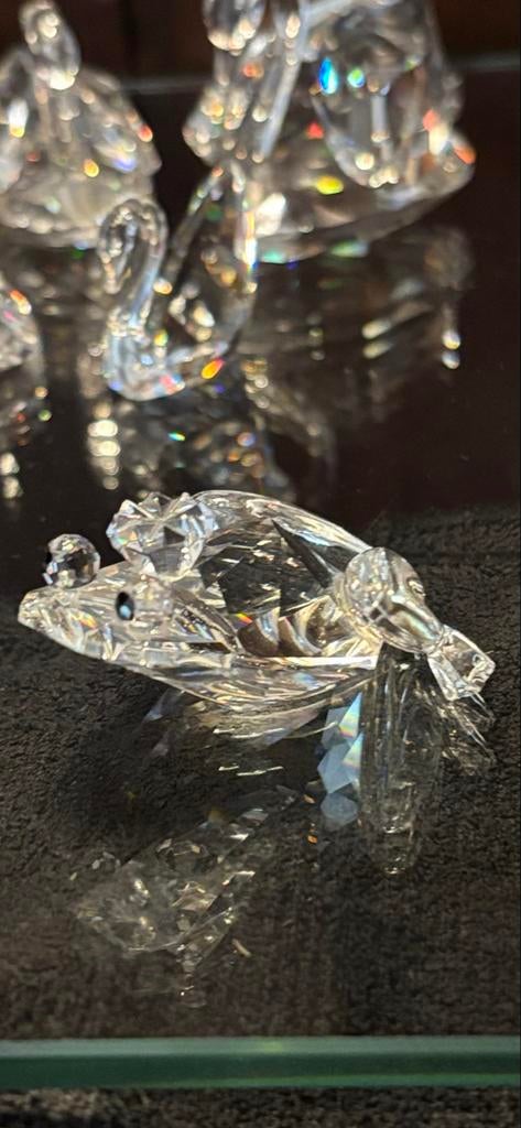 Swarovski kristallen kikker - Vintage verzamelobject, Ophalen of Verzenden, Zo goed als nieuw, Figuurtje