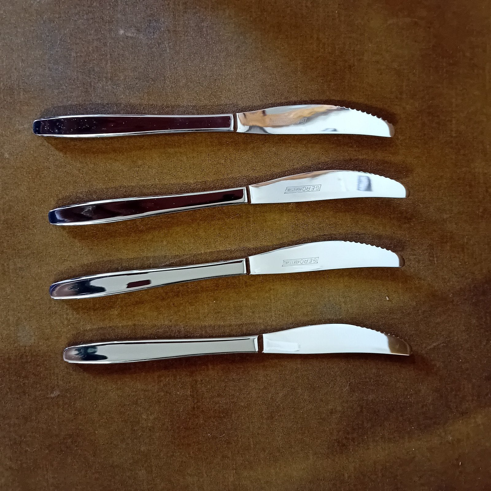Gero Zilmeta messen - 4 stuks, Antiek en Kunst, Antiek | Bestek, Verzenden