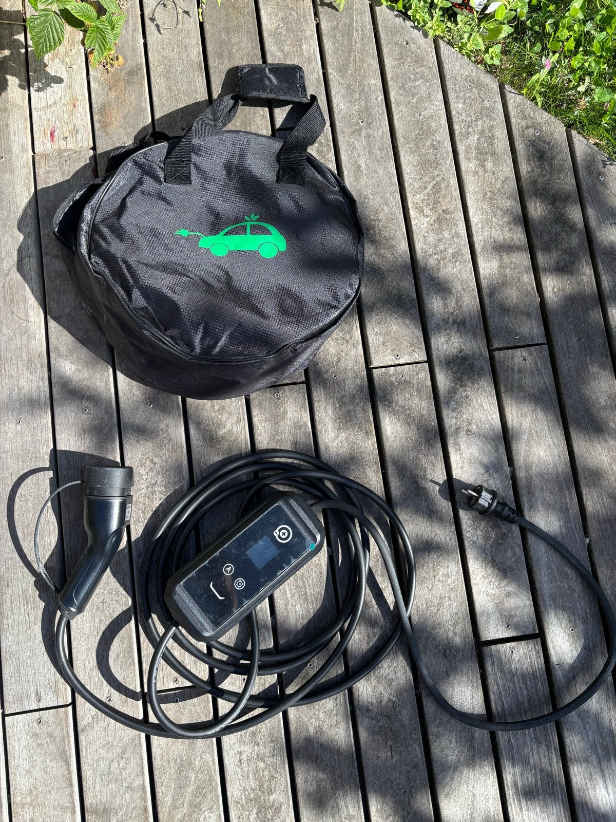 Draagbare EV Laadkabel met Type 2 stekker en tas, Auto diversen, Laadpalen, Ophalen, Zo goed als nieuw, Laadkabel