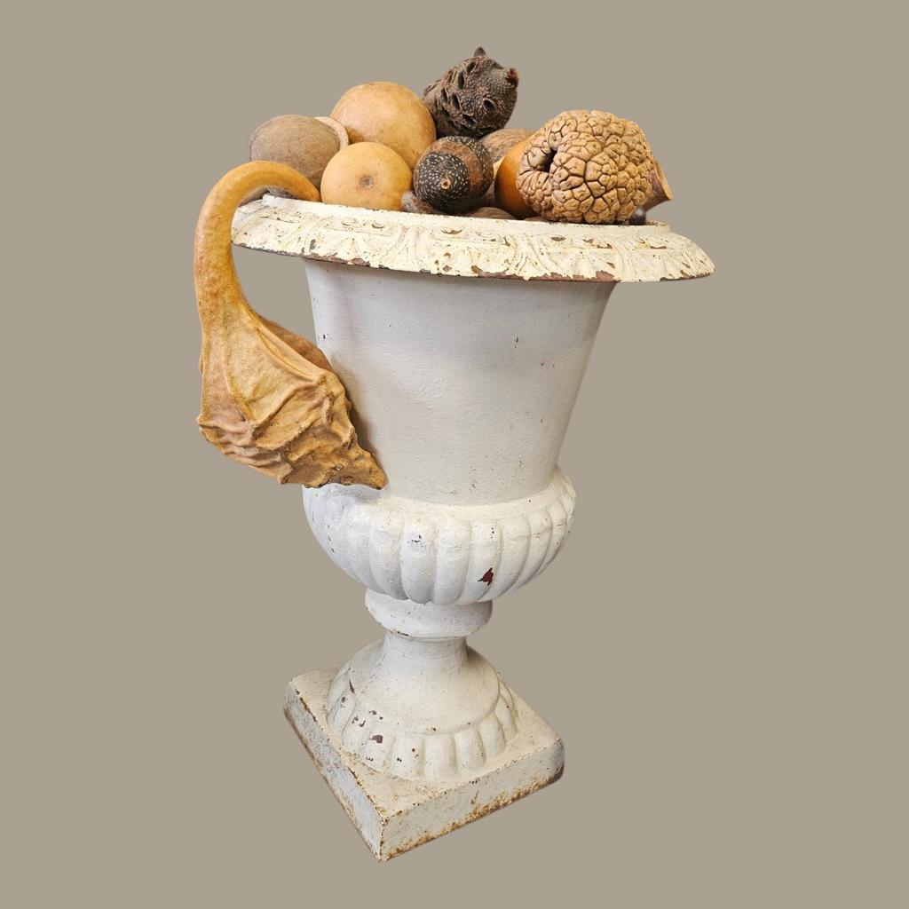 Decoratieve Urn met Natuurlijke Vulling, Ophalen