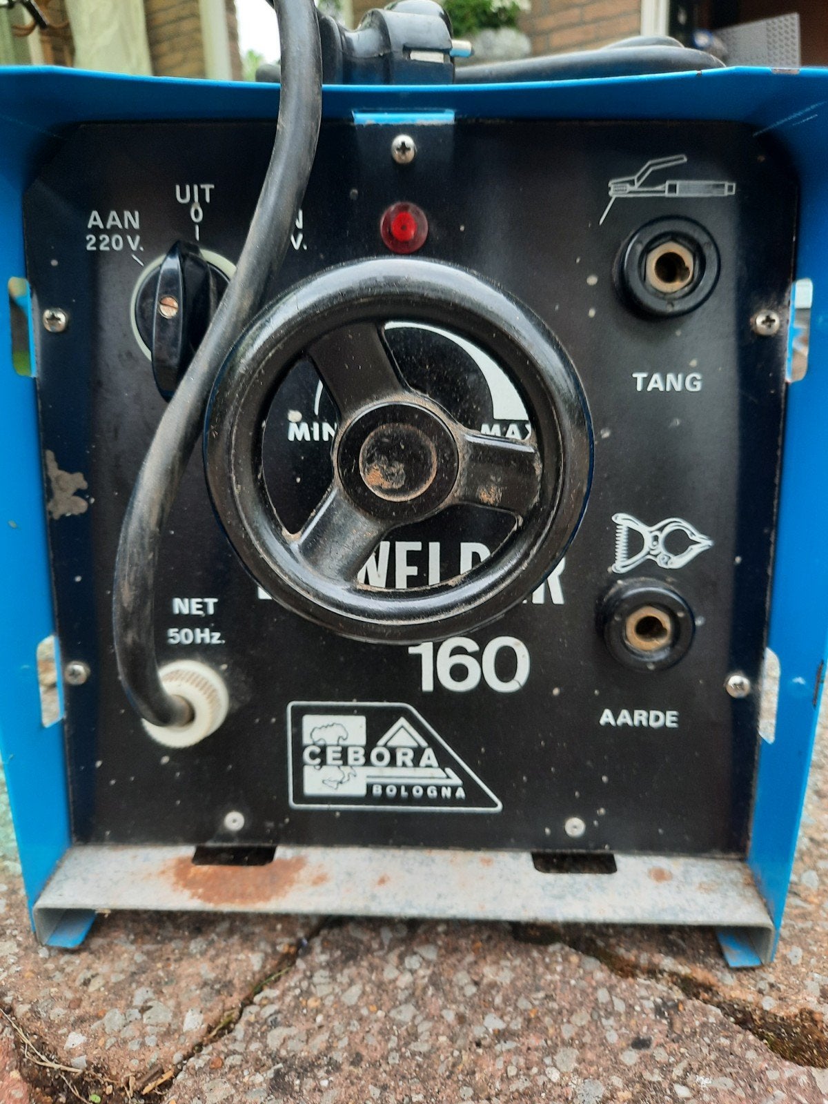 Cebora Bi-Welder 160 lasapparaat met toebehoren, Ophalen, Gebruikt, 150 tot 250 ampère, Elektroden