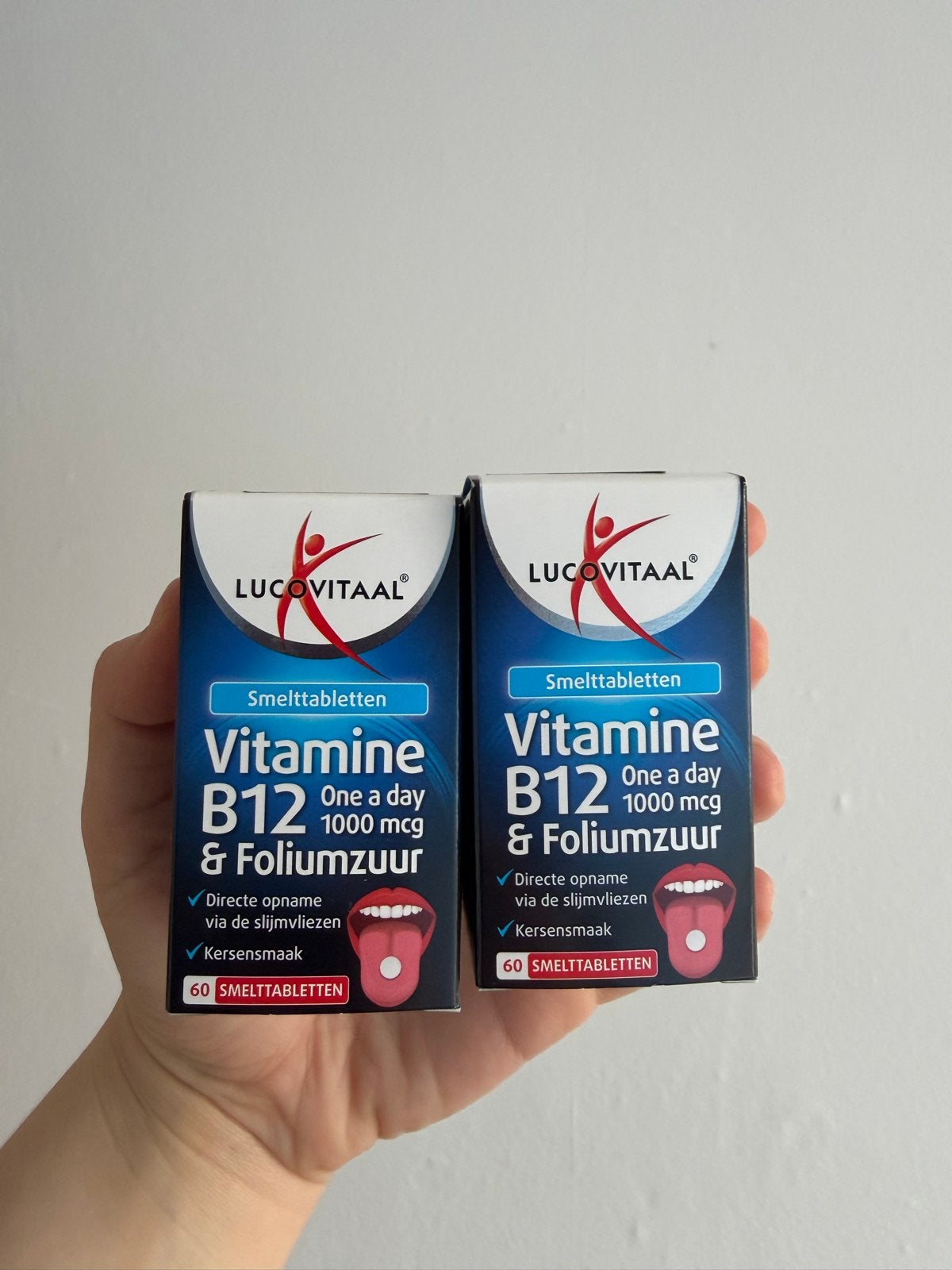 Lucovitaal Vitamine B12 & Foliumzuur Smelttabletten, Ophalen of Verzenden, Nieuw, Poeder of Drank