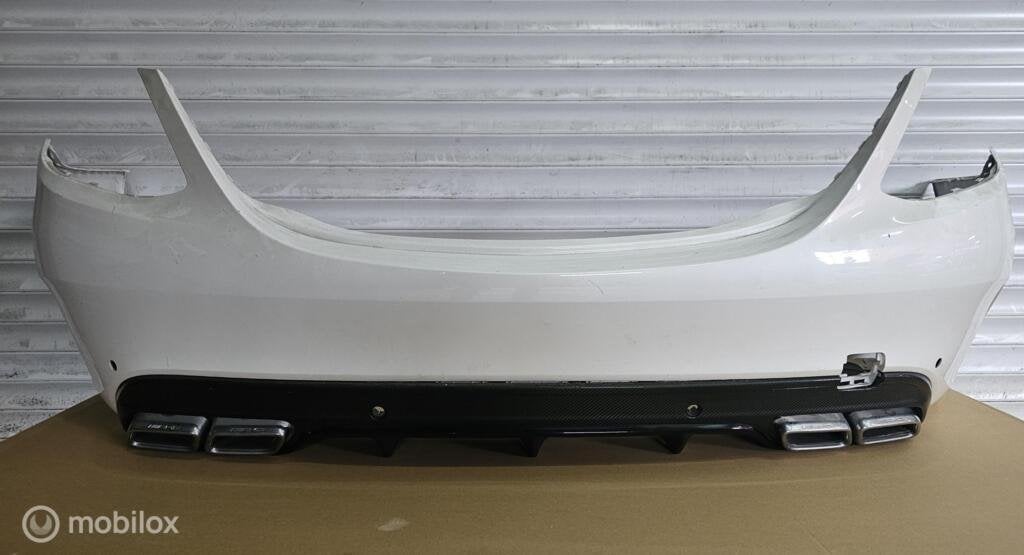 Mercedes C63 C63S amg Achterbumper carbon SEDAN W205, Gebruikt, Ophalen of Verzenden