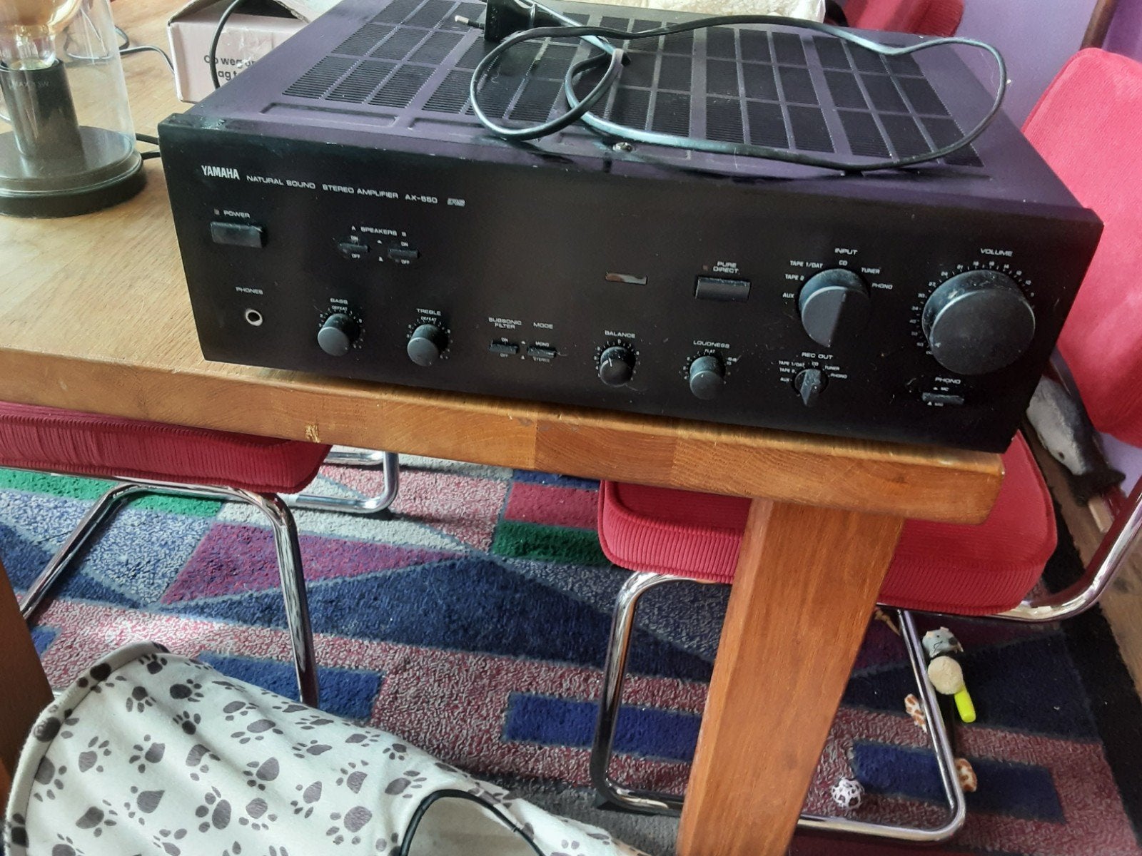 yamaha ax550., Ophalen, 120 watt of meer, Yamaha