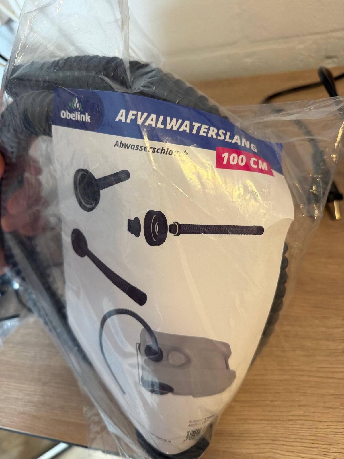 Nieuwe Obelink afvalwaterslang 100 cm, Ophalen of Verzenden, Nieuw
