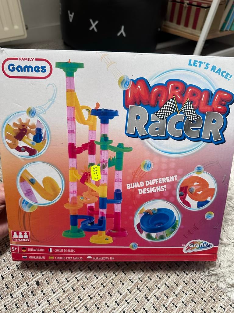 Marble Racer knikkerbaan - Family Games, Ophalen of Verzenden, Zo goed als nieuw, Jongen of Meisje