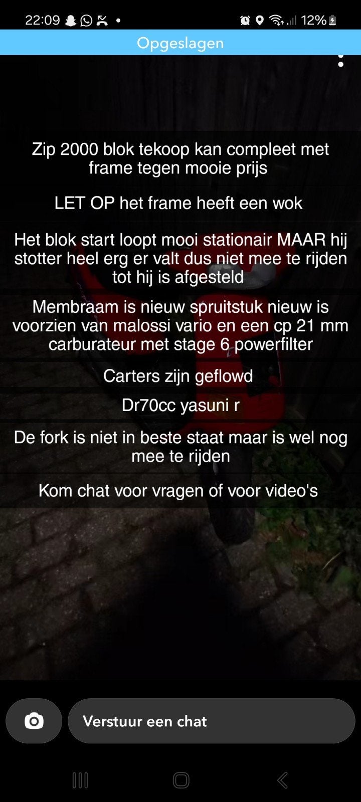 Zip 2000 blok te koop (met frame), Ophalen of Verzenden